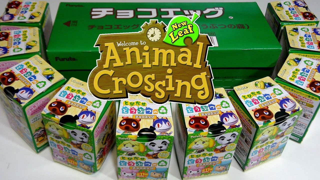 Opening 10 Animal Crossing Choco Eggs (Like Kinder Surprise) SEALED CASE