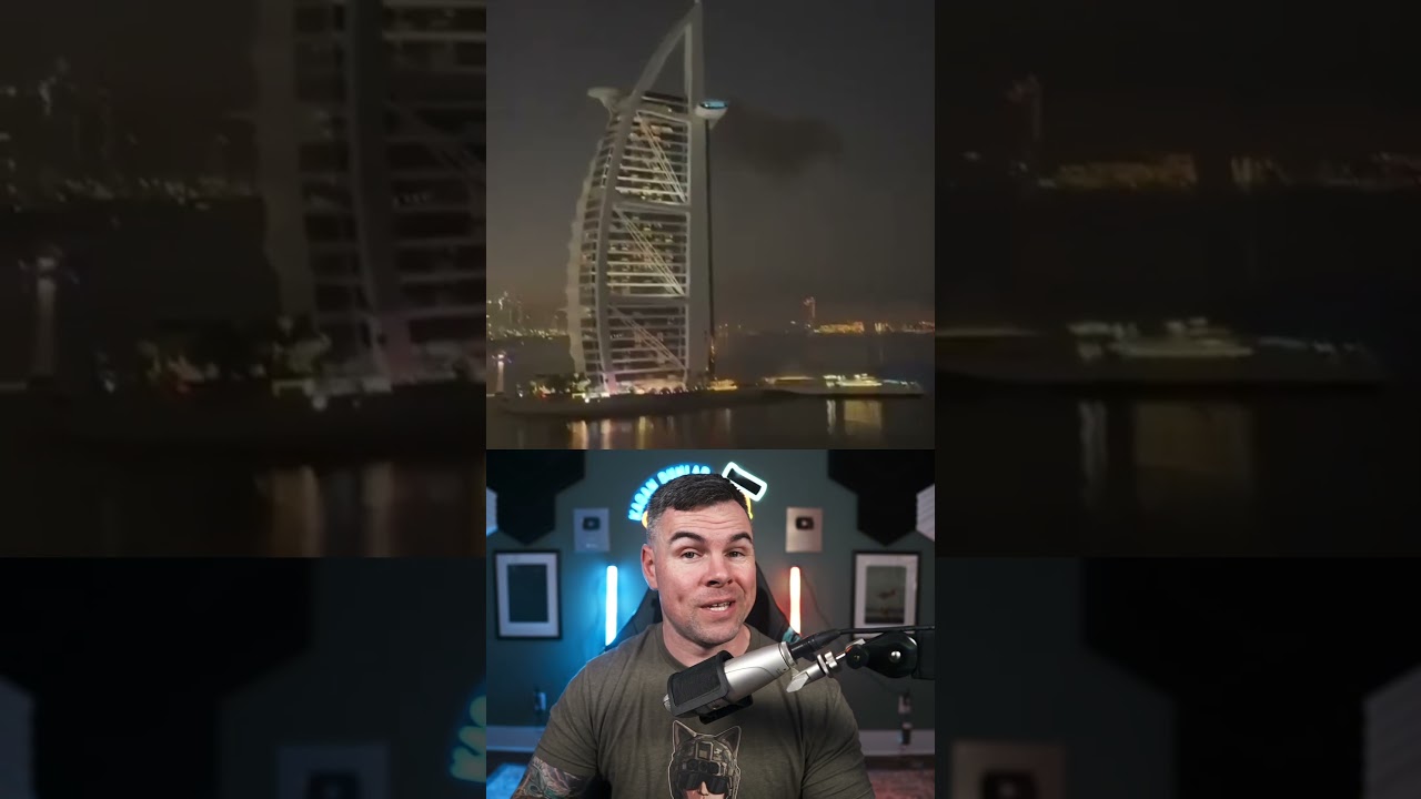 По сообщениям, роскошный отель &laquo;Бурдж-аль-Араб&raquo; горит, в него врезался иранский беспилотник.