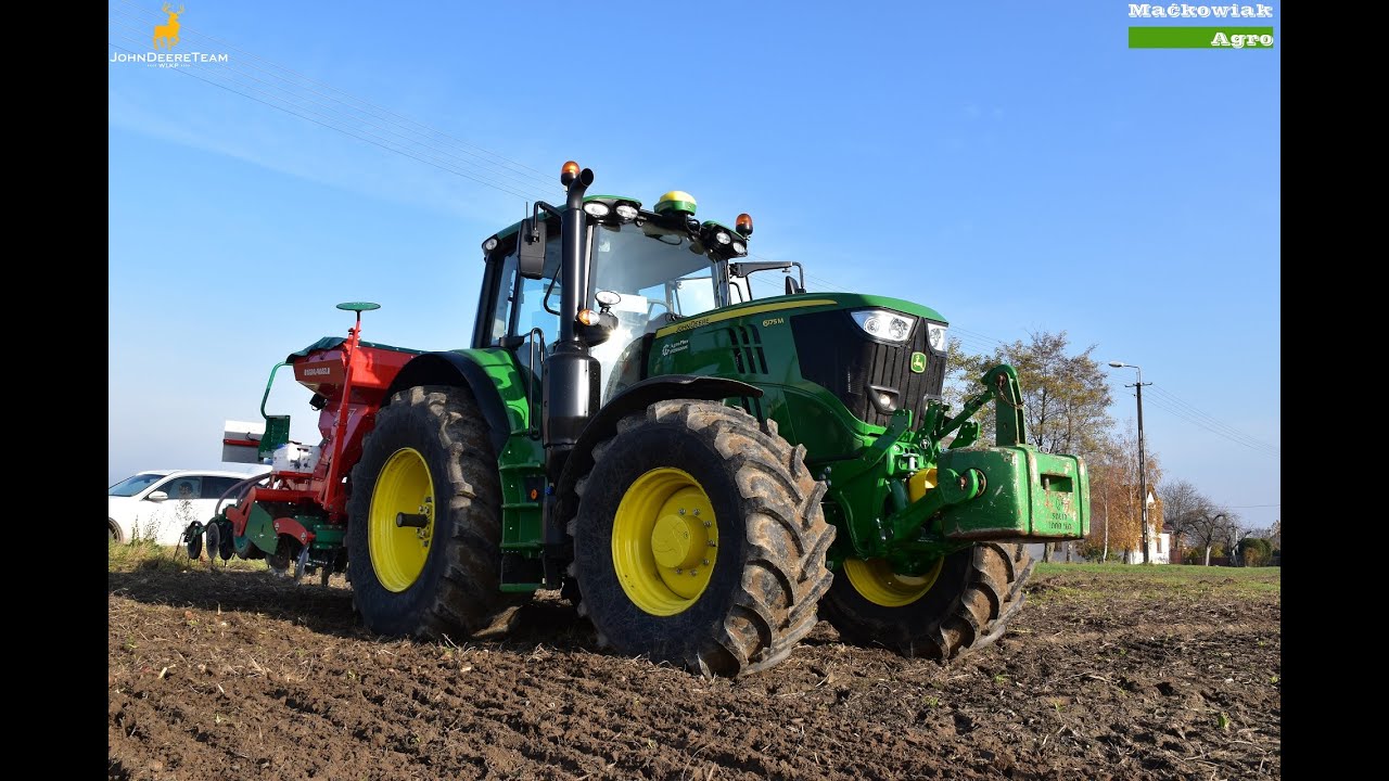 Siewy 2021 w MaćkowiakAgro - John Deere & AgroMasz.