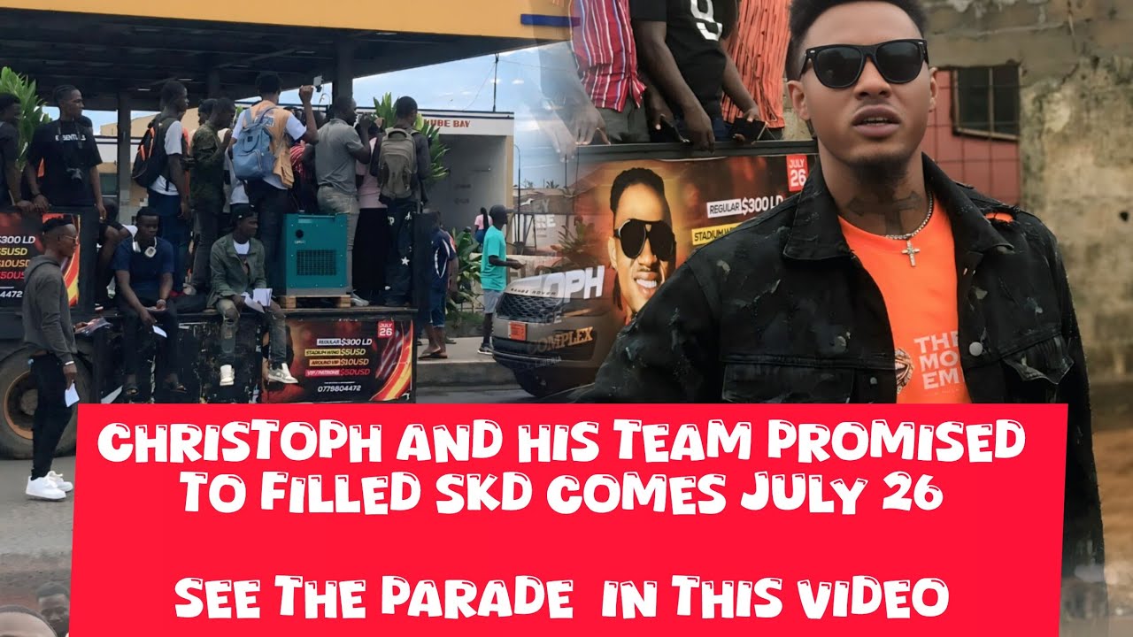 Christoph and his Team promised to filled SKD comes July 26. This is the promotion and Parade
