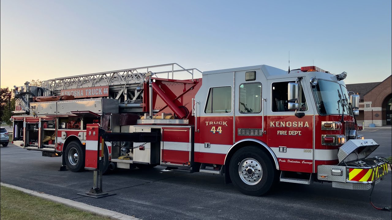 Joshua Visits Fire Truck 
