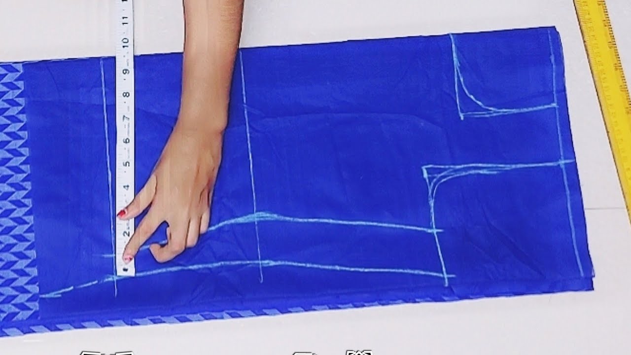 DIY | Convert blouse piece to a short kurthi 