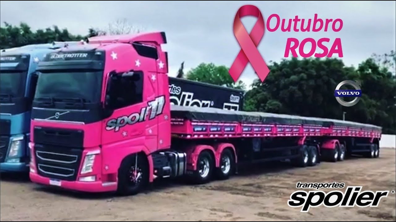 VOLVO FH ROSA - TRANSPORTES SPOLIER