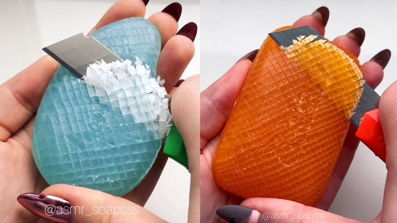 Soap Carving ASMR ! Relaxing Sounds ! (no talking) Satisfying ASMR Video | P17