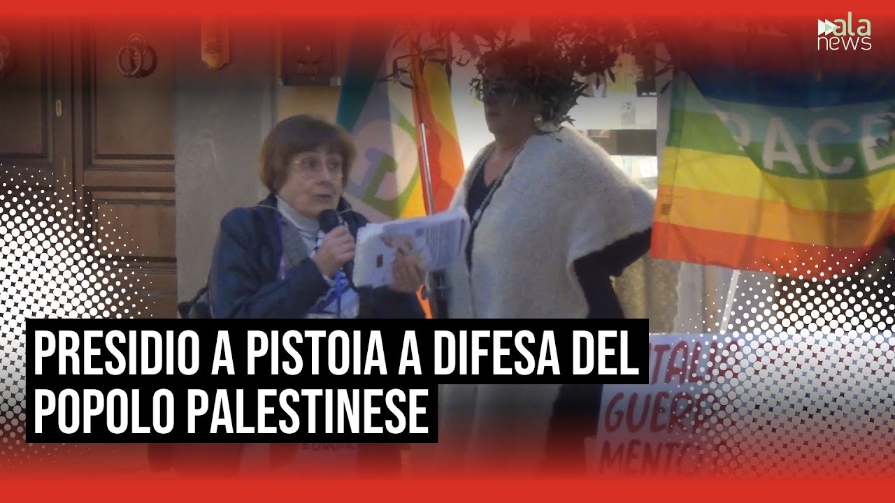 Medio Oriente, presidio a Pistoia: 