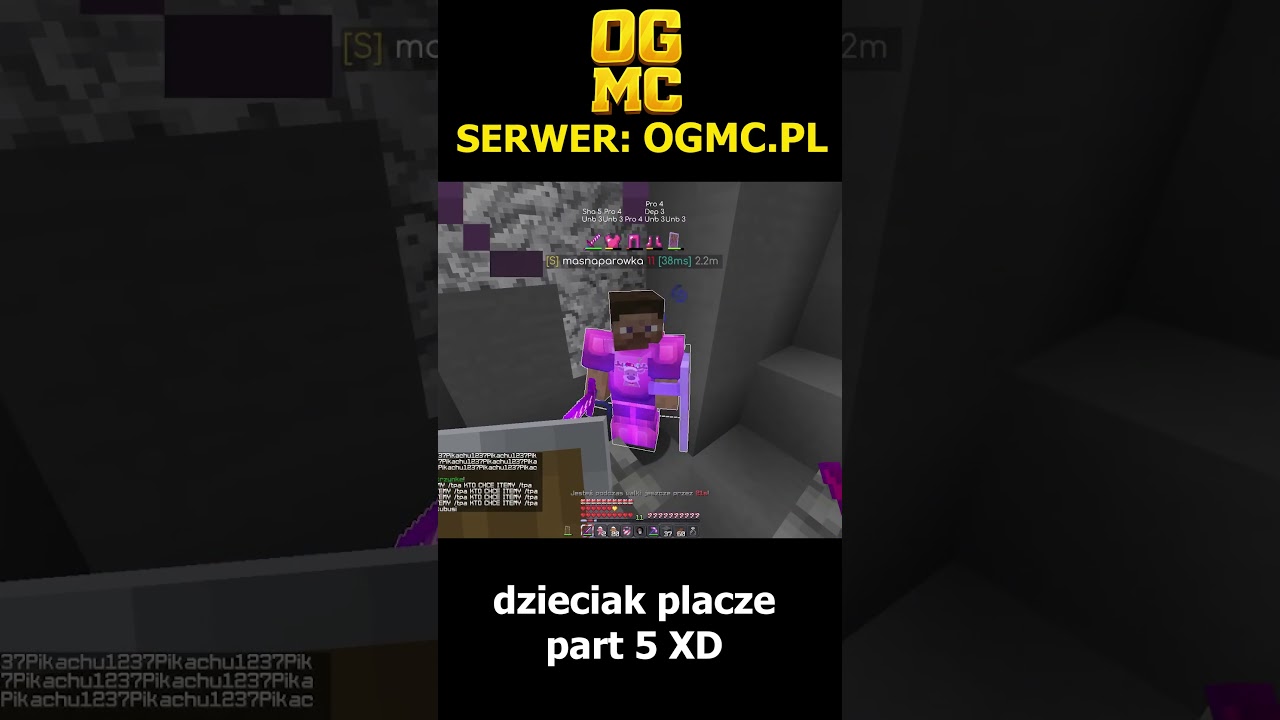 DZIECKO PLACZE O ITEMY PART 5 XDD #anarchia #minecraft #mc #sagi #śmieszne #cheating