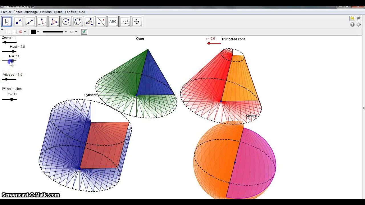 3D solids of rotation