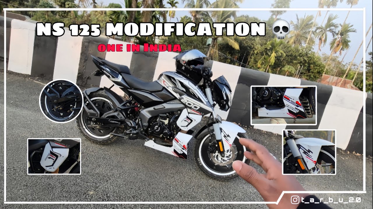 FULLY MODIFIED Pulsar NS 125 | Only One in India || NS 125 MODIFICATION #explorepage #shorts #viral 