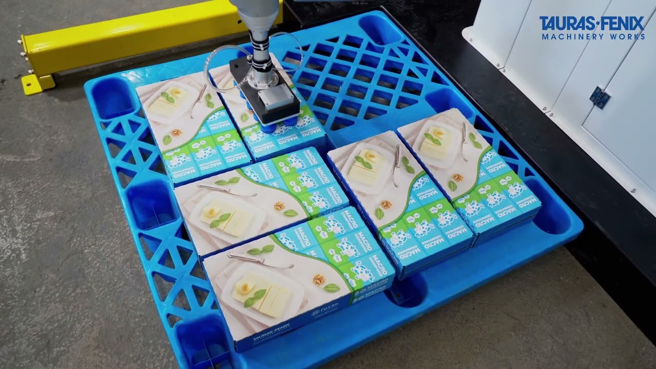 Робот-паллетайзер нового поколения — автоматизация укладки коробов с высокой точностью