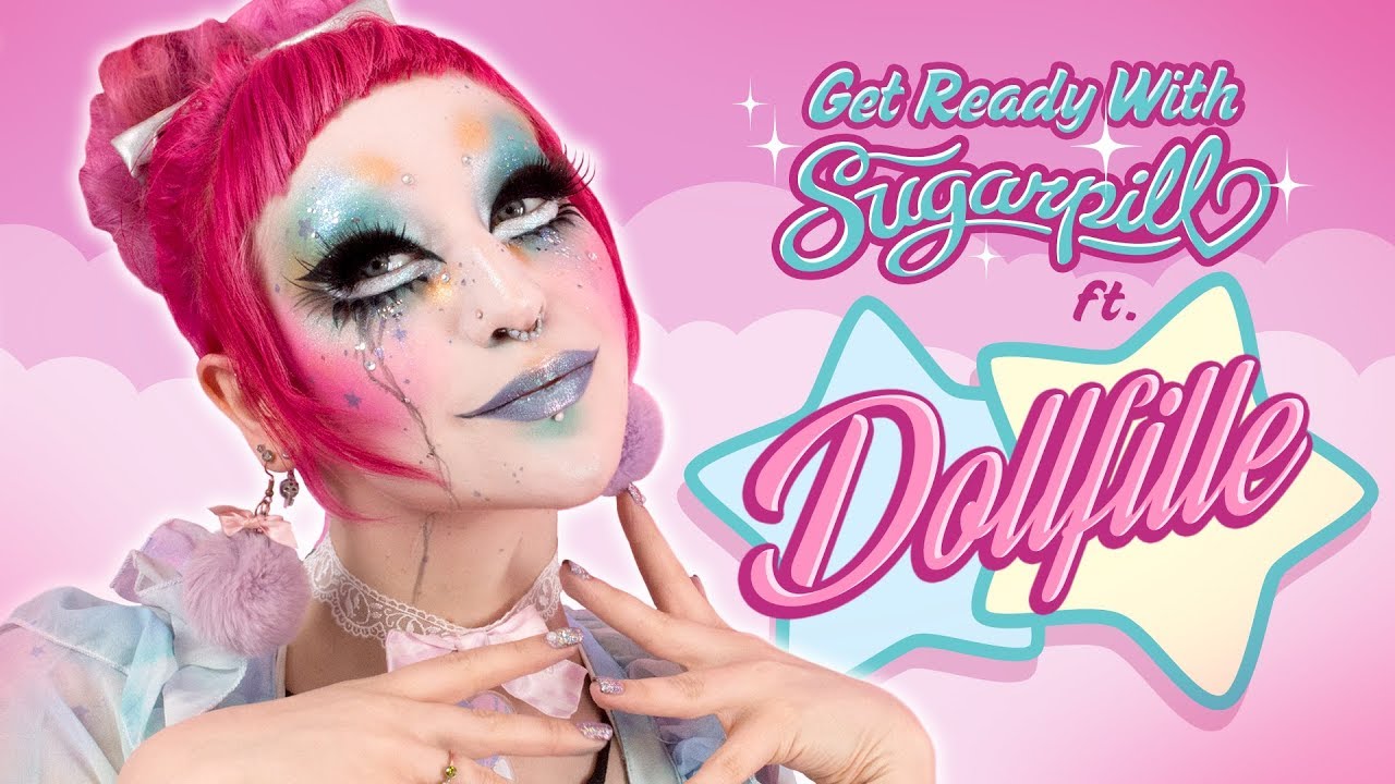 GET READY WITH SUGARPILL ❤ MAKEUP TUTORIAL ft DOLLFILLE