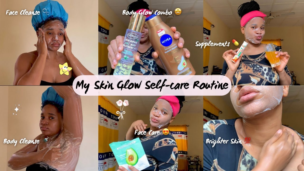 The shower routine that gives me an *head-to-toe* bright glowing skin! 🤩🫧(My Am Self-care Routine)