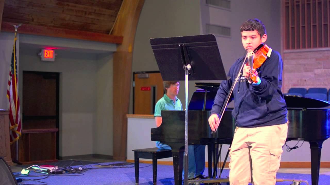 Telemann viola concerto - 2nd movement - Bryan Cassem, viola