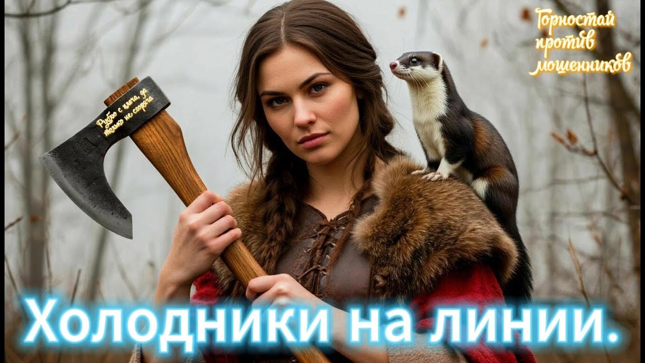 Горностай против мошенников. Холодники на линии успешно разведены и ушли ни с чем.