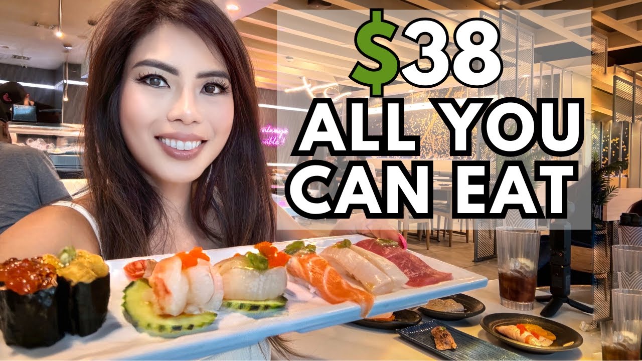 My waitress couldn't BELIEVE I ate this much 🍣 Los Angeles