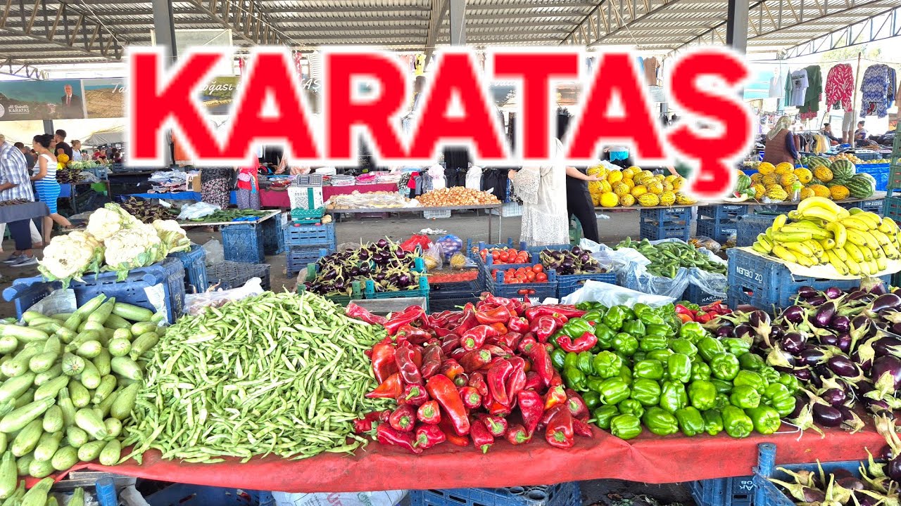 ADANA❗️SEZON SONU FİYATLAR NE ALEMDE KARATAŞ SEMT PAZARI #keşfet #karataş #adana #semtpazarı 