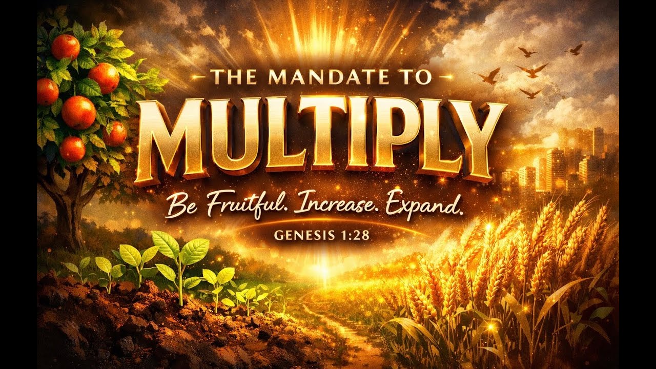 The Mandate To Multiply Genesis 1:26-28 #Multiplying #BeFruitful #Grace #FaithEqualsConsistency