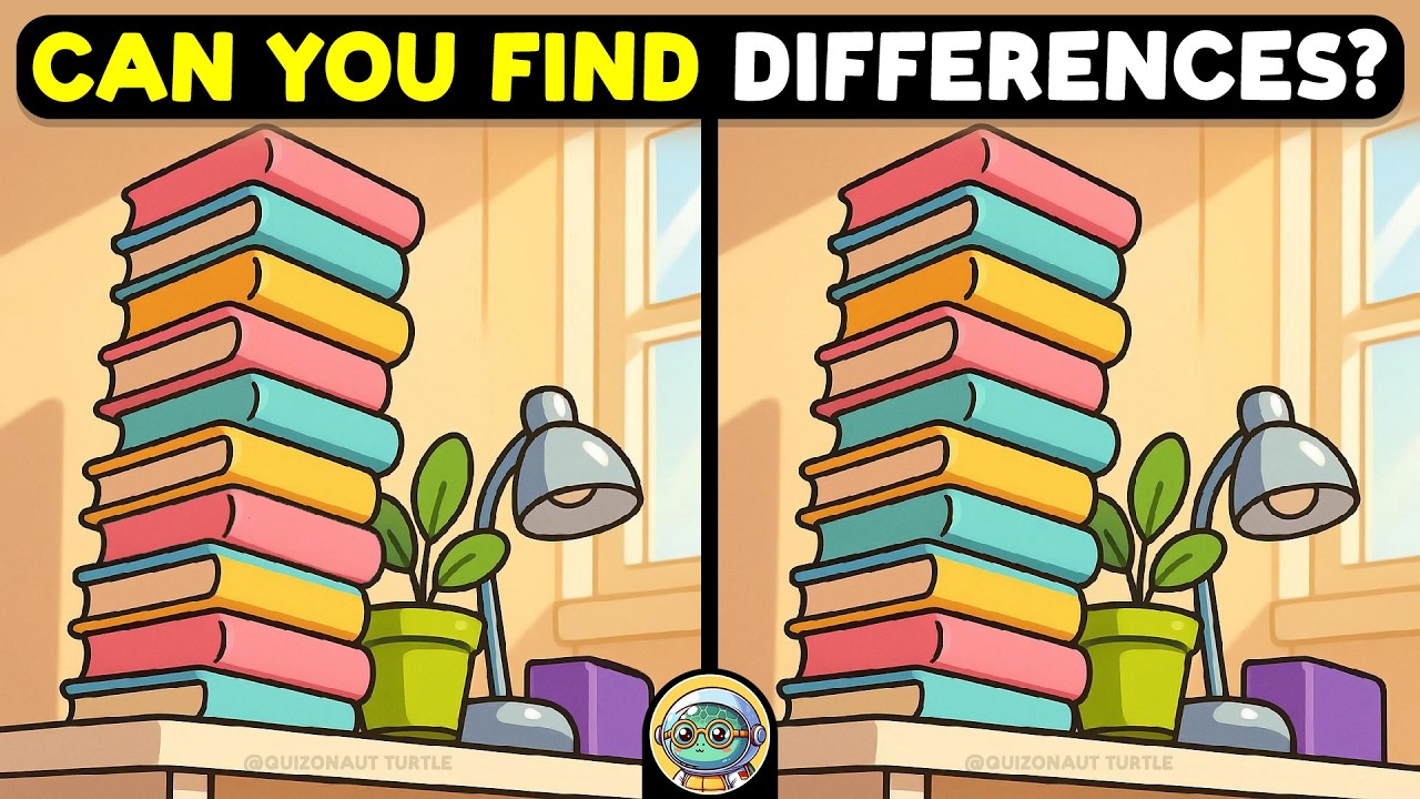 🐢🧩 Find The Difference | Are You Sharp Enough? 🧩🐢 | Quizonaut Turtle