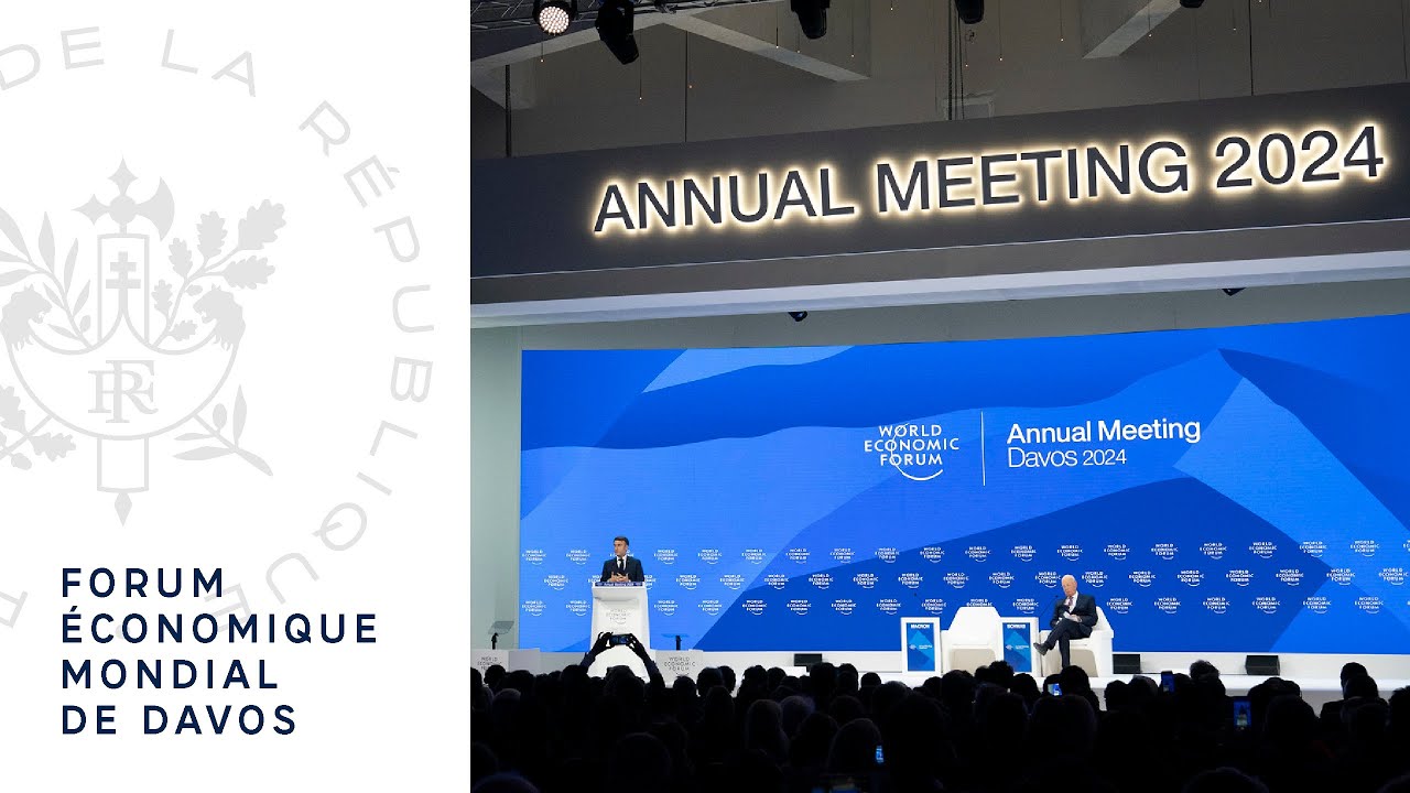 Forum économique mondial de Davos : le discours du Président Emmanuel Macron.