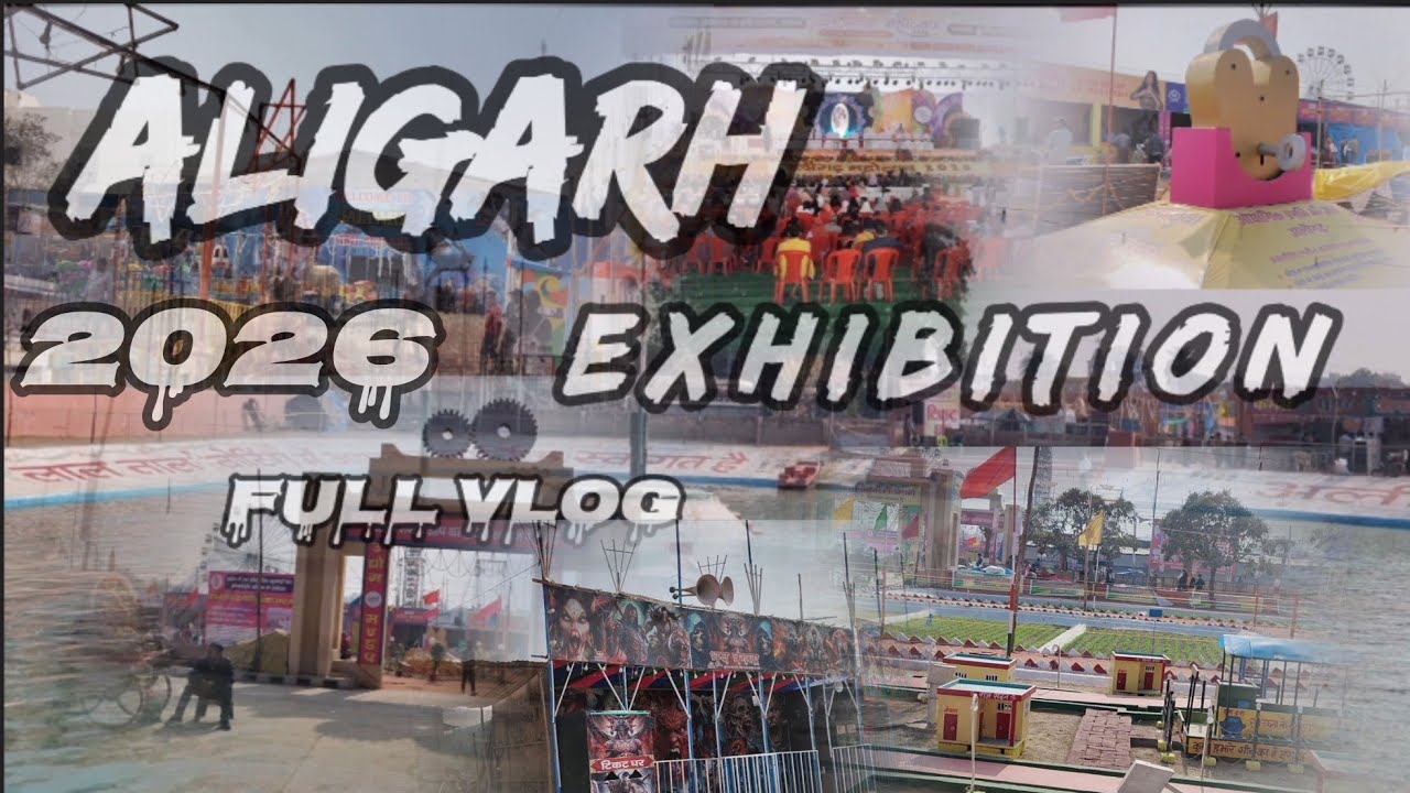 Aligarh Numaish Vlog: Poora mela ghum liya!Bahut bathiya numaish Hai Aligarh ki 