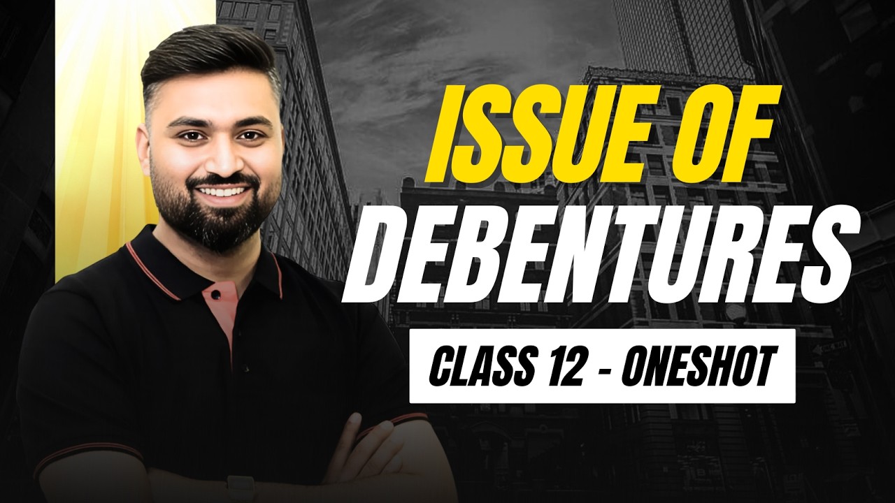 ISSUE OF DEBENTURES | CLASS-12 | ISC | ACCOUNTS | Shubham Jagdish | 8112601234 | #shubhamsambhallega