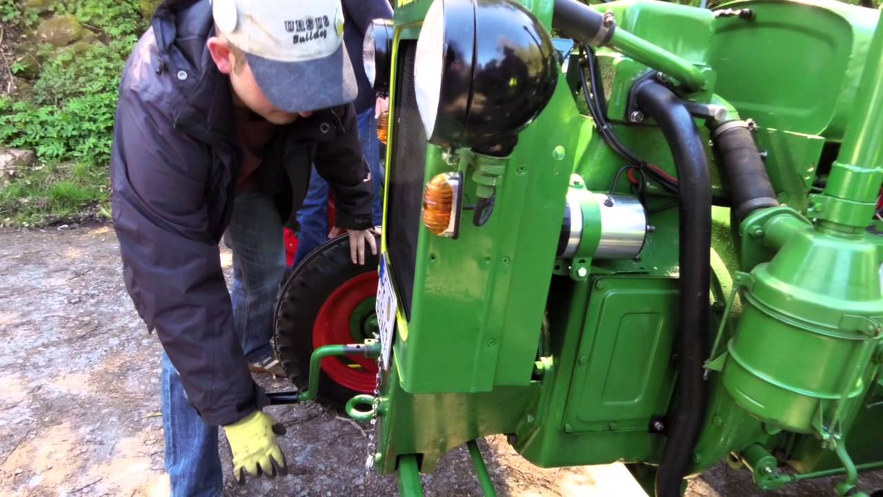 Treckergarage Straubenhardt - 150430 Starten eines Deutz F1M 414 mit Z&uuml;ndunte
