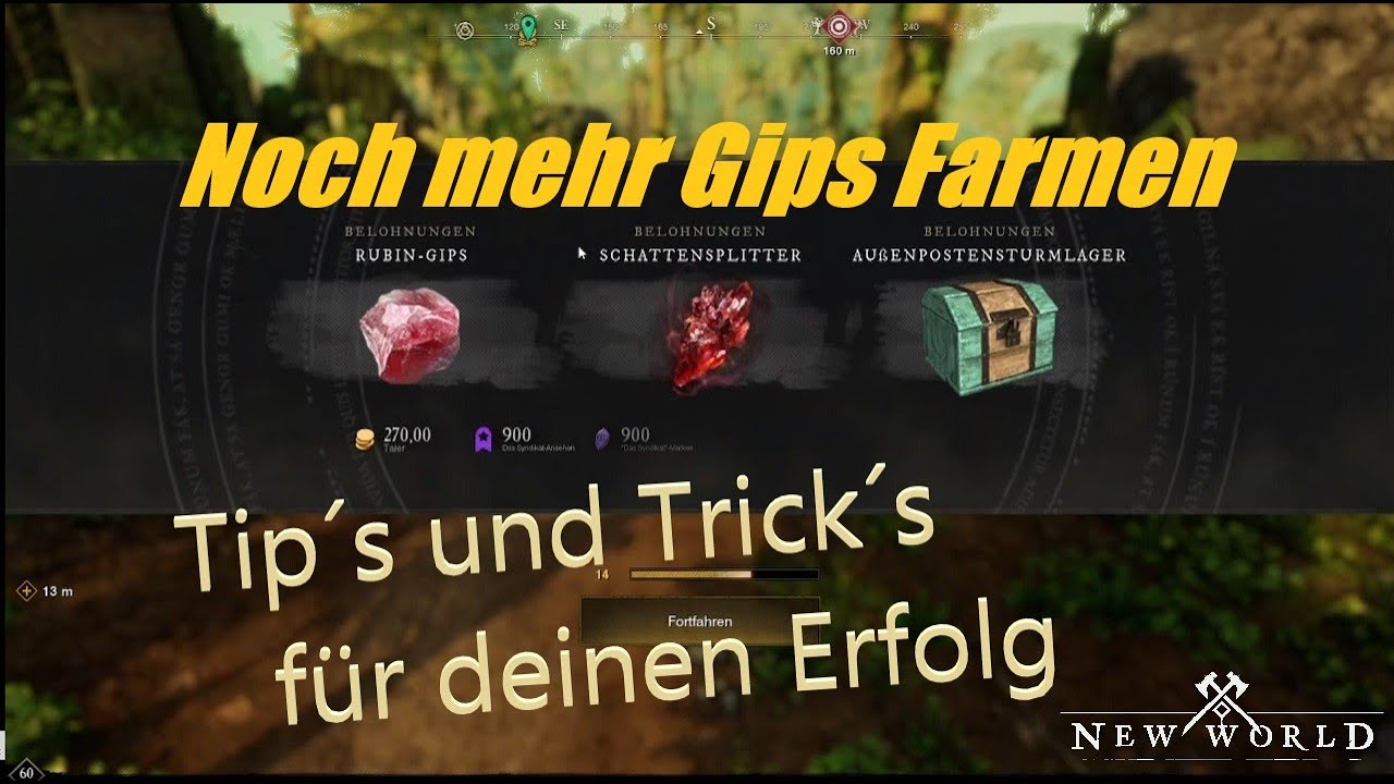 [Ger] New World noch mehr Gipse holen f&uuml;r Schattensplitter