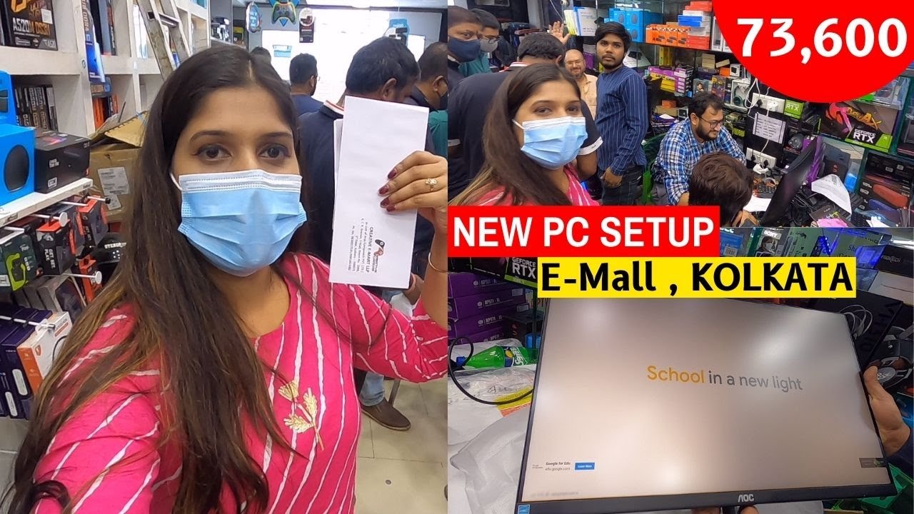 My NEW SETUP Build from E-Mall, Chandni Chowk, KOLKATA | PC Build Store KOLKATA
