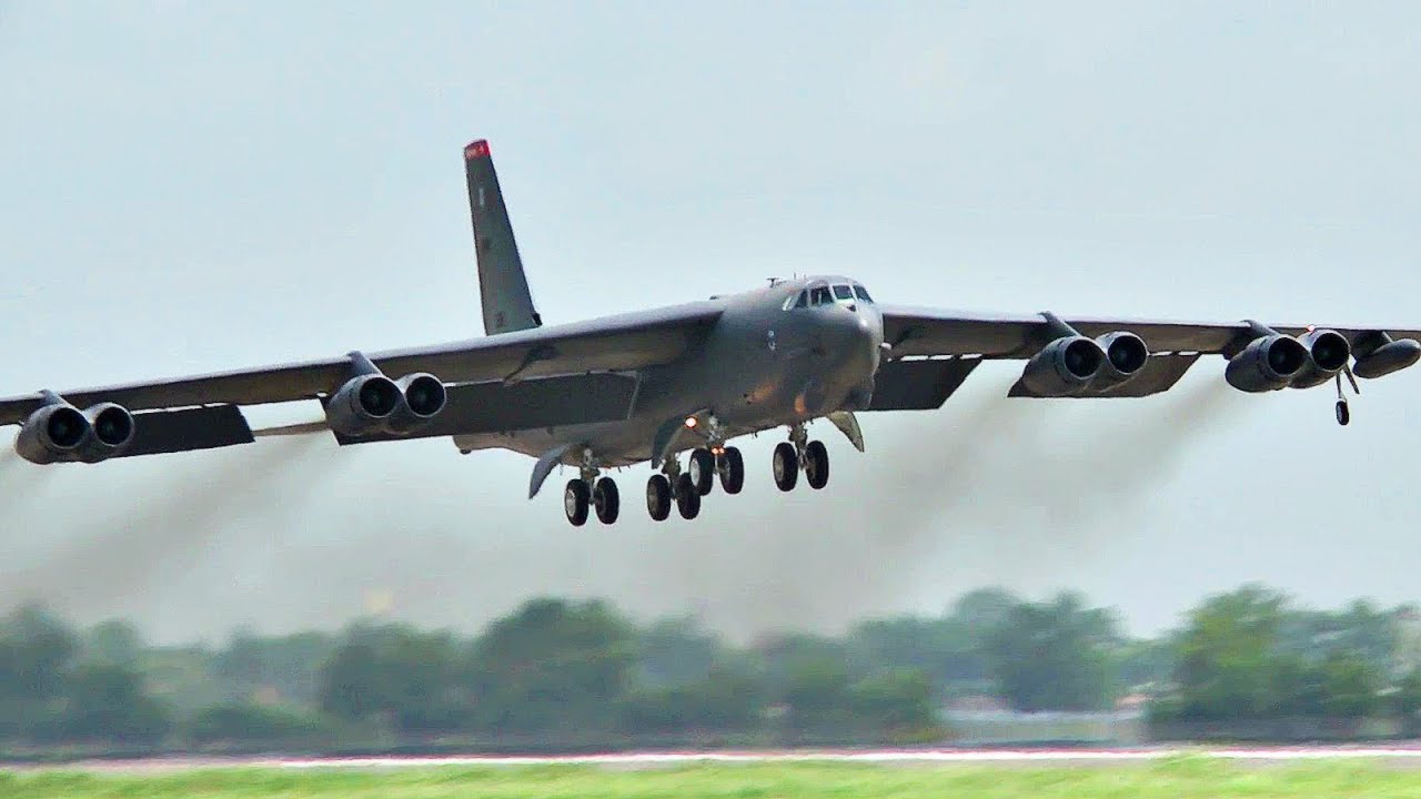 B-52 Stratofortress Bombers In Action