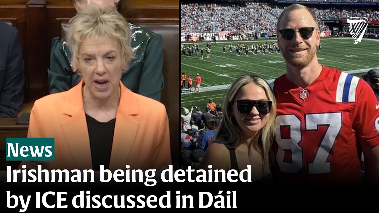Ivana Bacik raises the case of ICE-detained Irishman Seamus Culleton in Dáil
