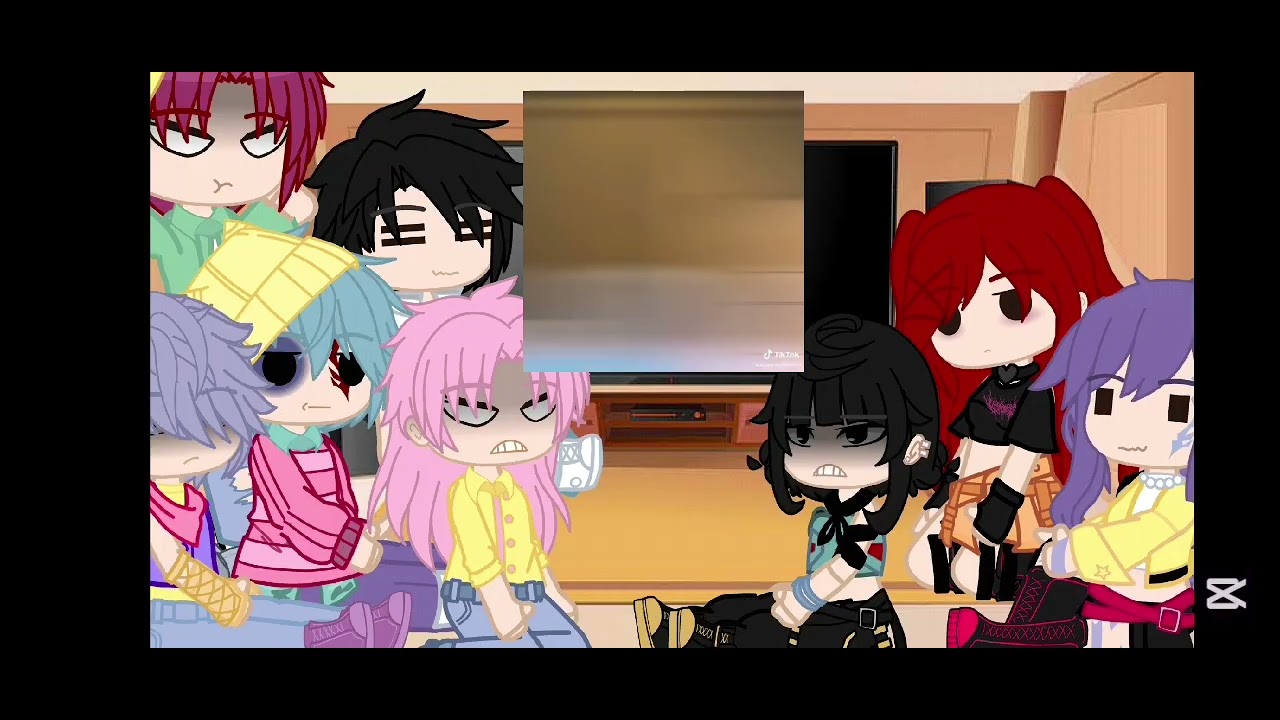 Kpop demon hunters + Saja Boys react to Zoey as Sarada (my au) 1/? Read desc 