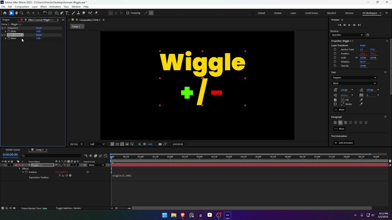 How to Animate the Wiggle Expression | 64/365 After Effects Tutorial