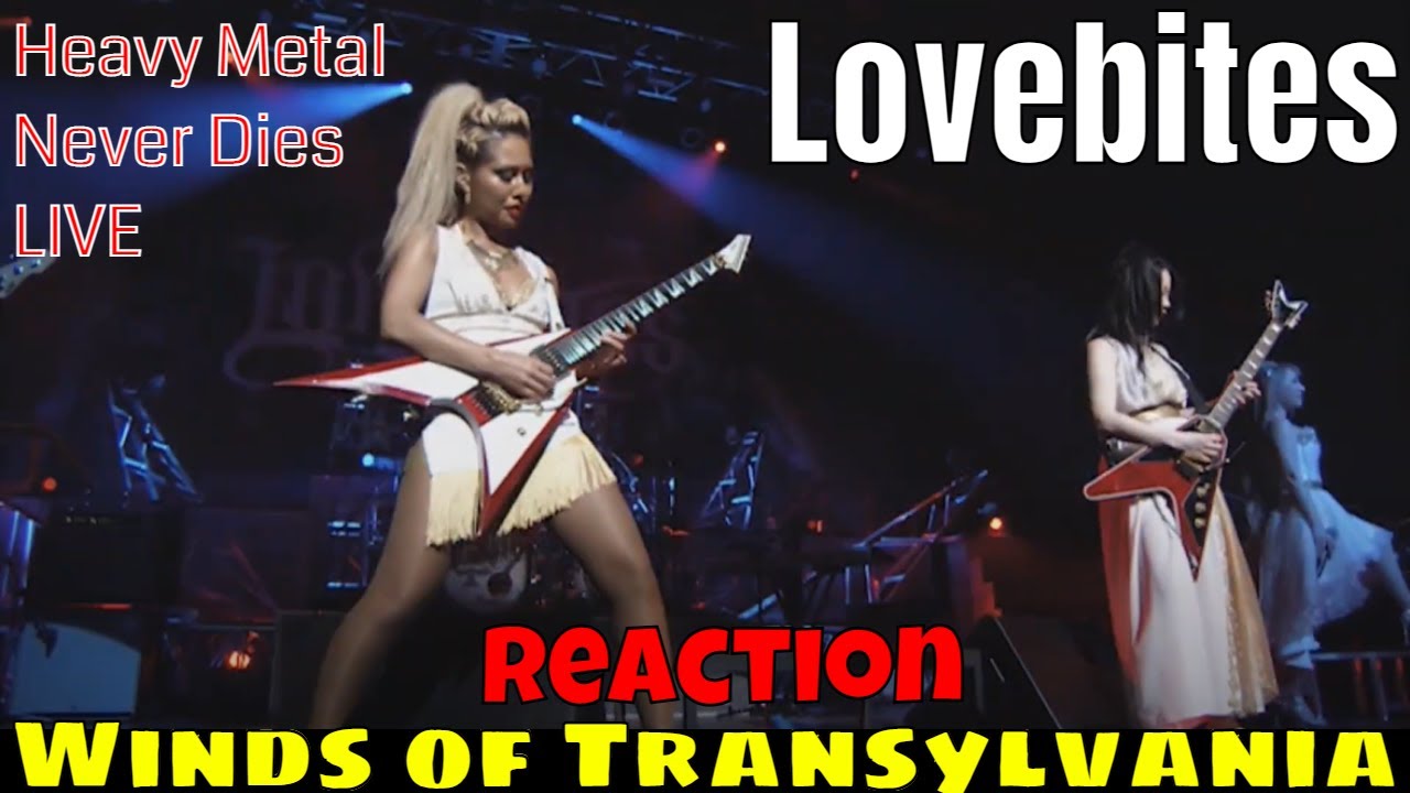 LOVEBITES - WINDS OF TRANSYLVANIA REACTION (LIVE) | LIVE TOKYO 2021