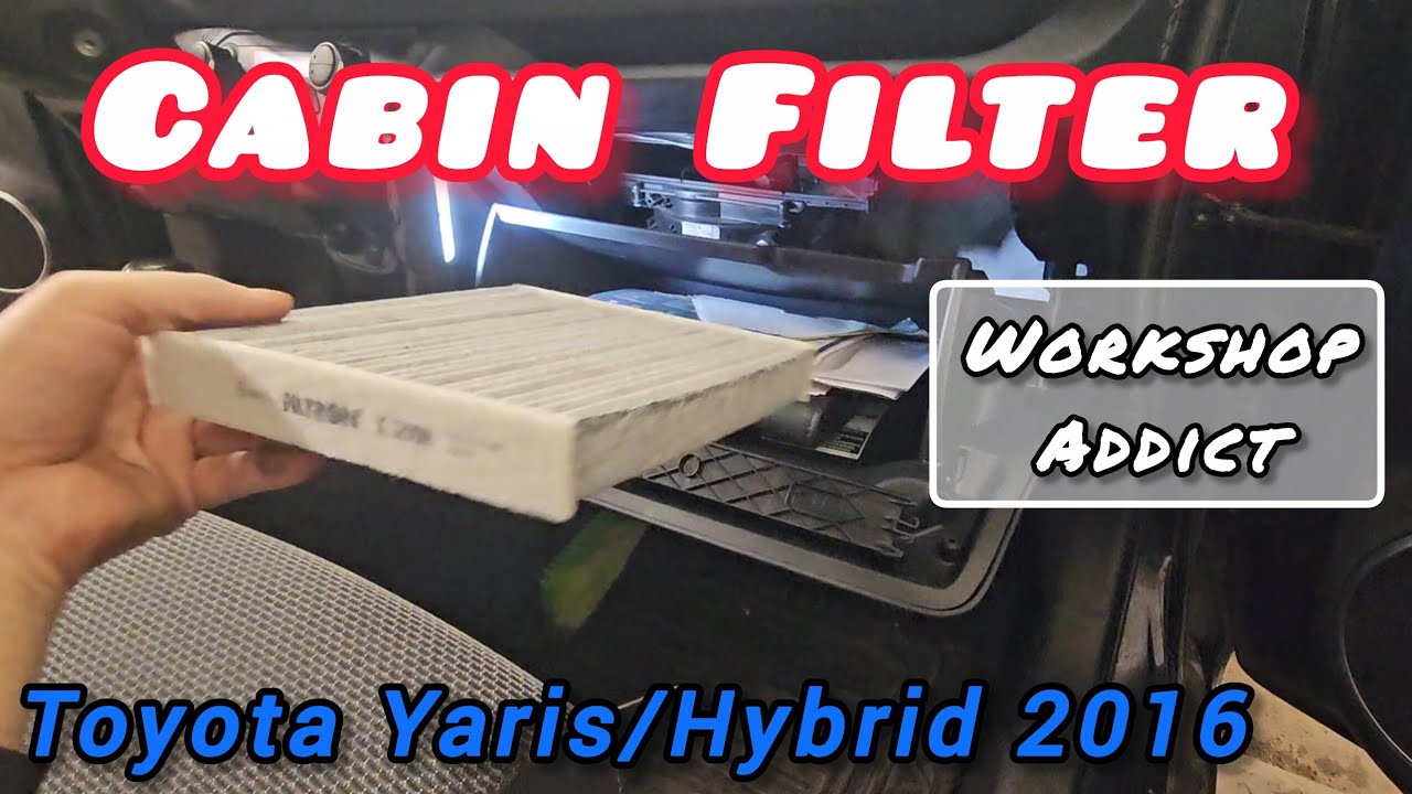 Toyota Yaris Hybrid 2016 – Cabin Filter Replacement