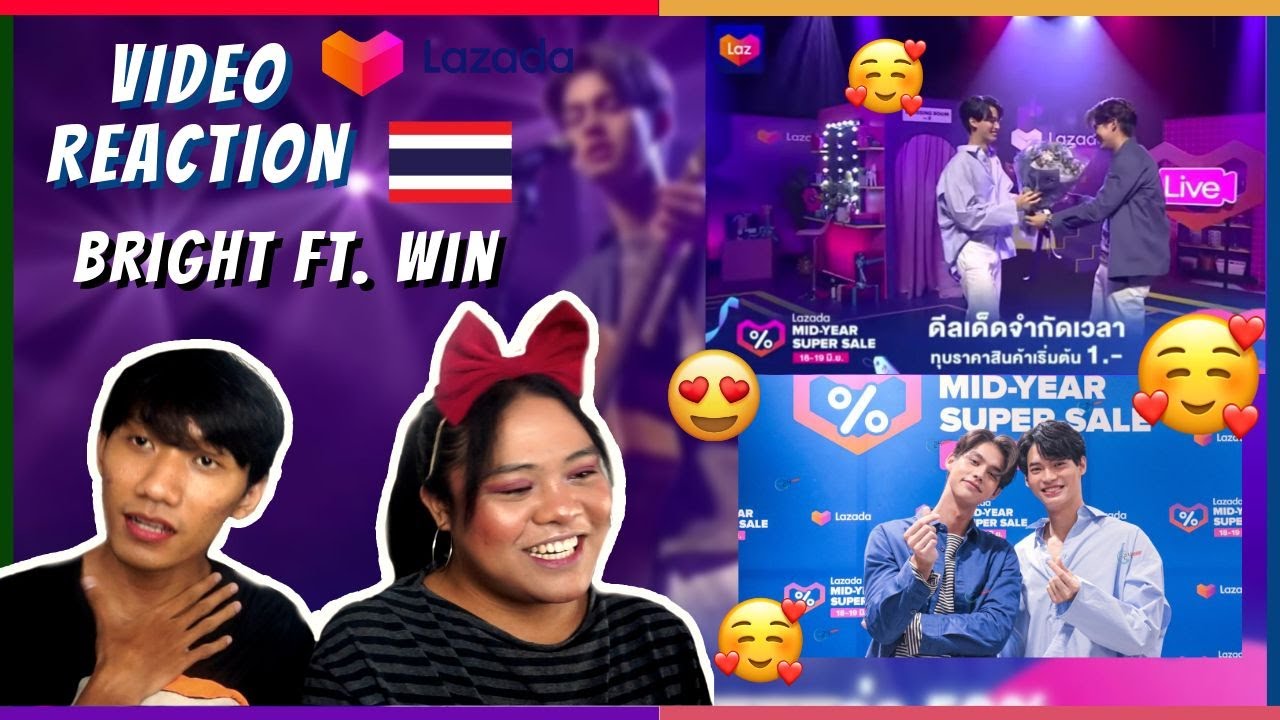 [LIVE LAZADA] Bright with Win - Kan Goo คั่นกู - 2gether The Series OST (🇲🇨 REACTION)