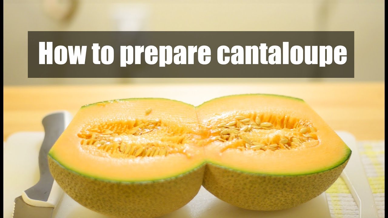 Cantaloupe:  Cut and Store Cantaloupe Type of Melon (The Easiest Way) | WhatsforDinner?