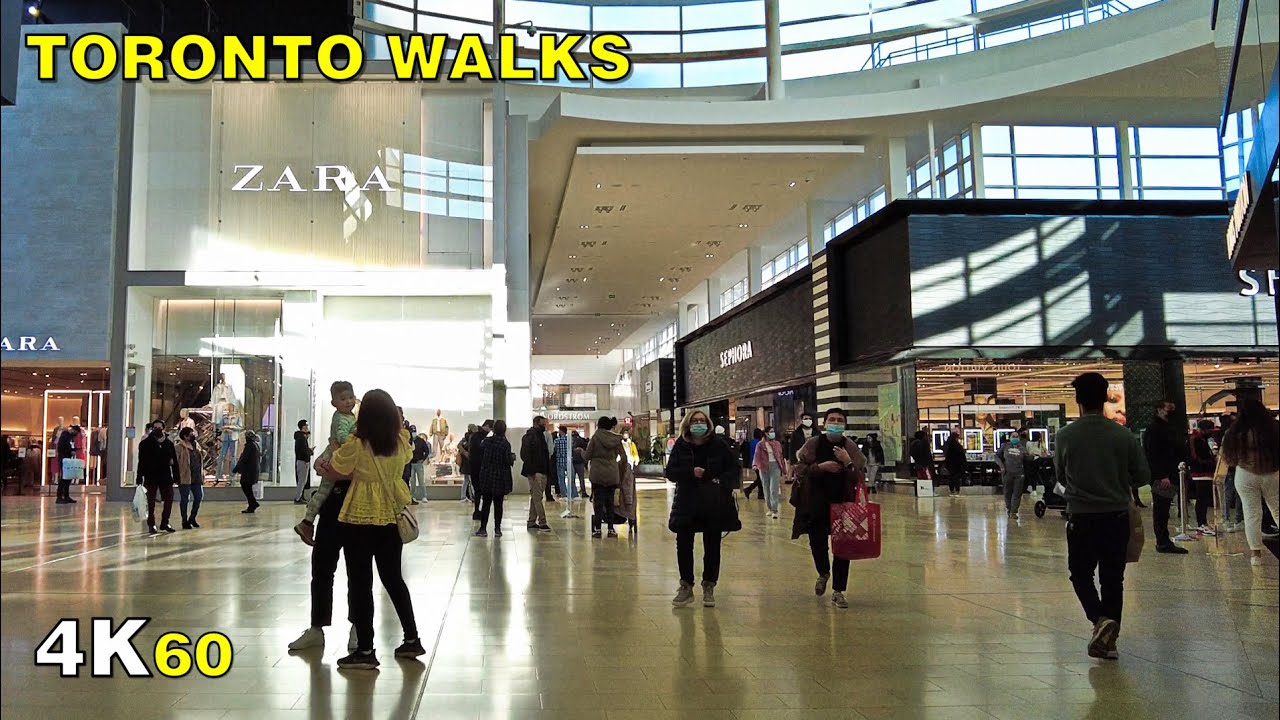 Yorkdale Mall Toronto Grey Zone Walk (March 14, 2021)