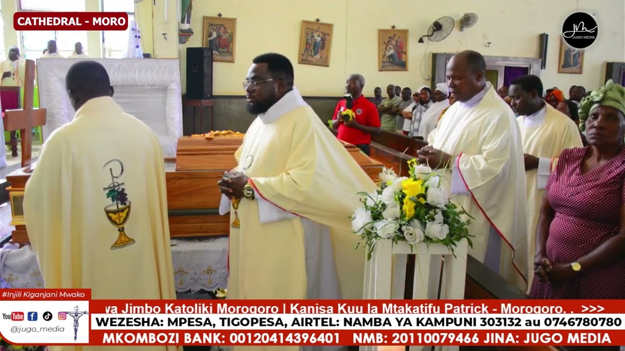 Maandamano ya Askofu Mstaafu na Mapadre | Misa Takatifu ya Mazishi ya Pd. Godfrey Maghali - Morogoro