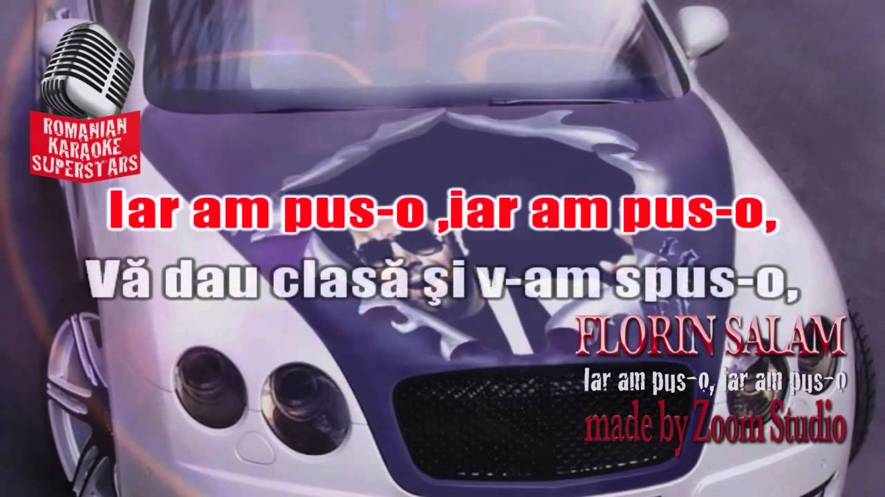 FLORIN SALAM - IAR AM PUS-O, KARAOKE SUPER STARS