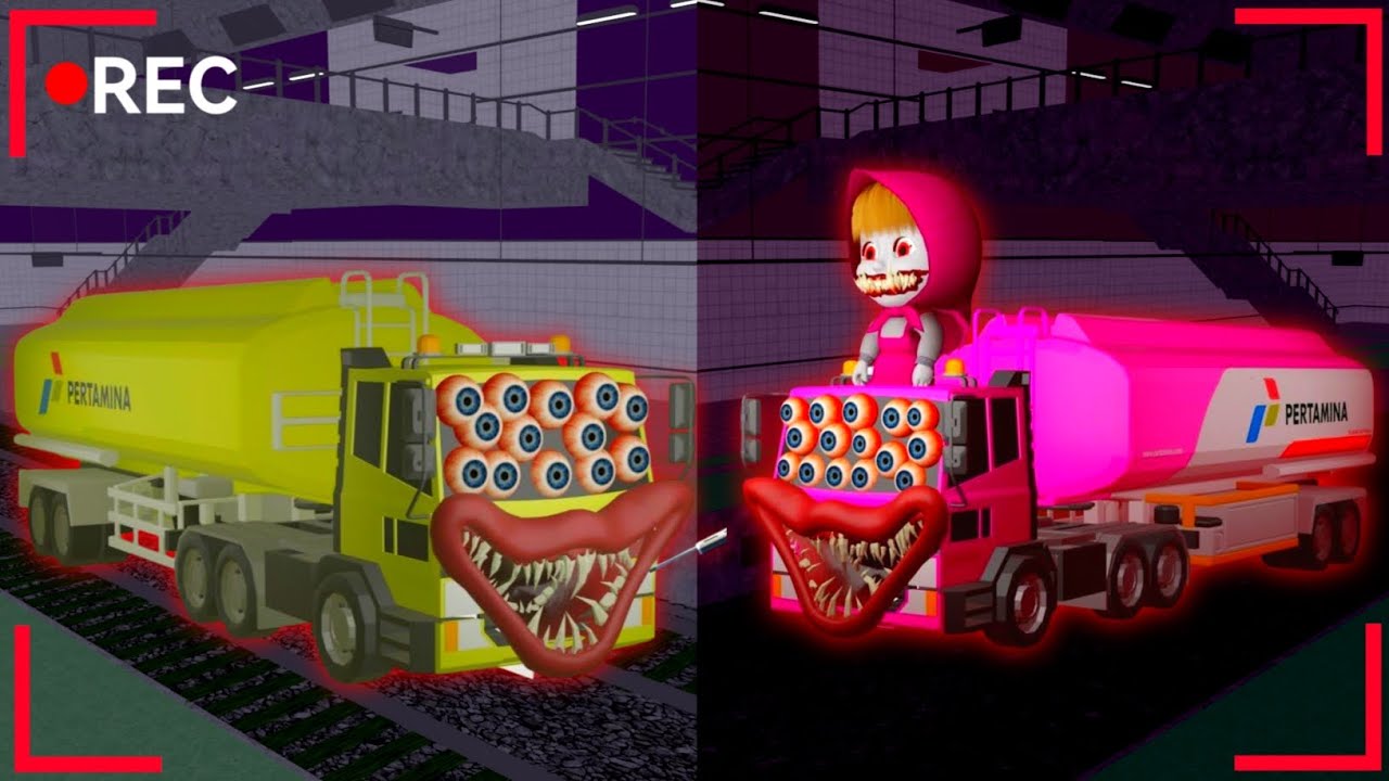 Yuta Mio  Panik CCTV Merekam Anomali Monster Truck Eater Di Kota 😱 SAKURA SCHOOL SIMULATOR