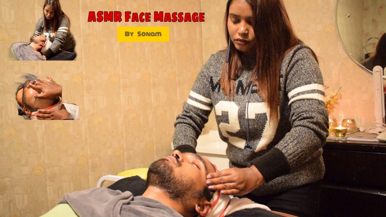 Best ASMR Face & Head Massage By Sonam | PureMassage | Female Barber