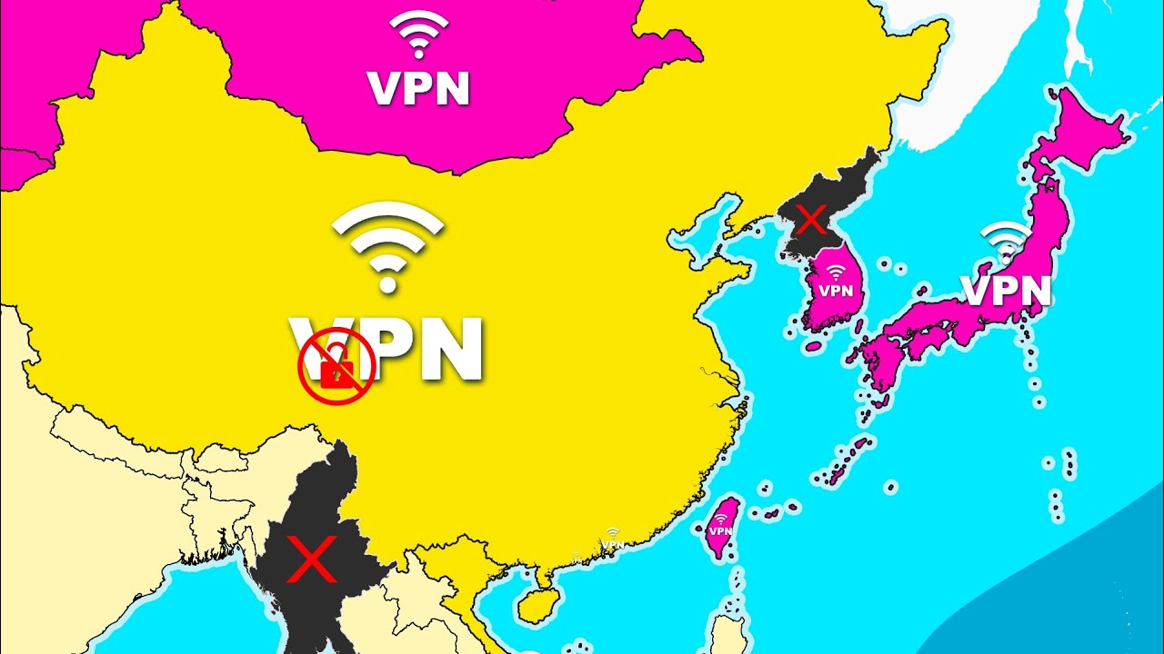 Все страны, в которых не будет VPN в 2026 году.