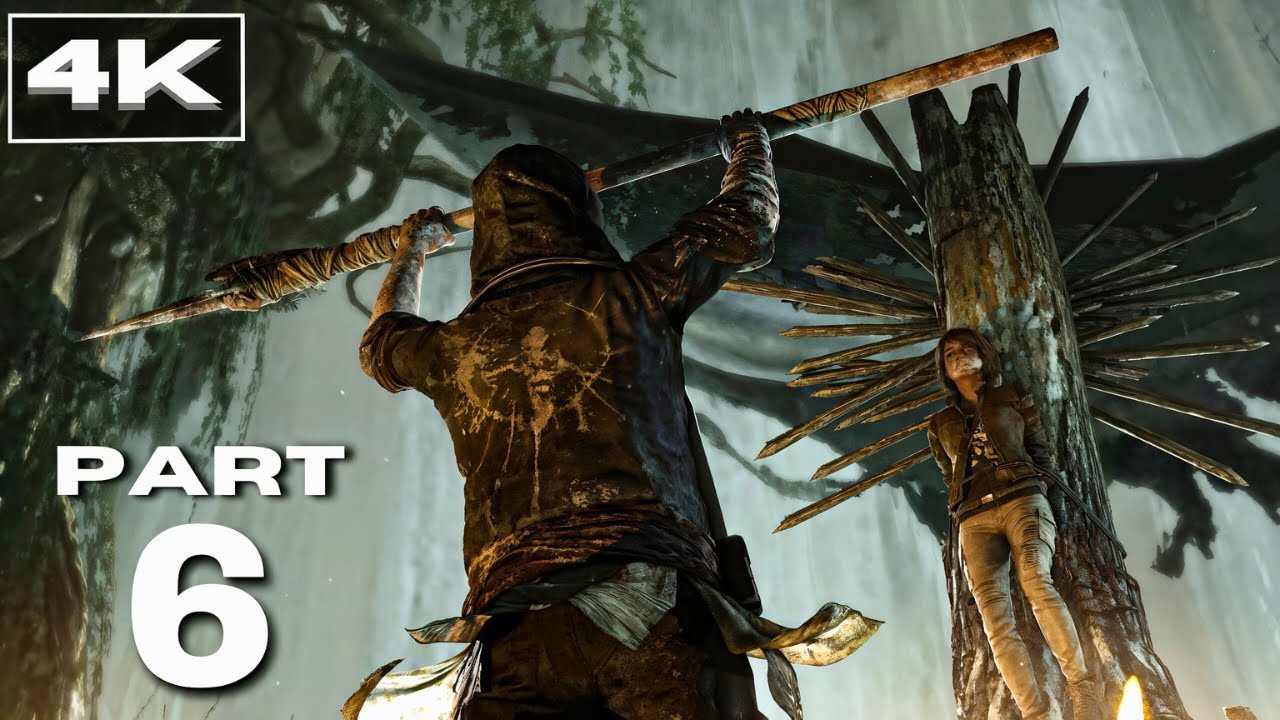 Tomb Raider Definitive Edition Gameplay Walkthrough Part 6 - THE DESCENT