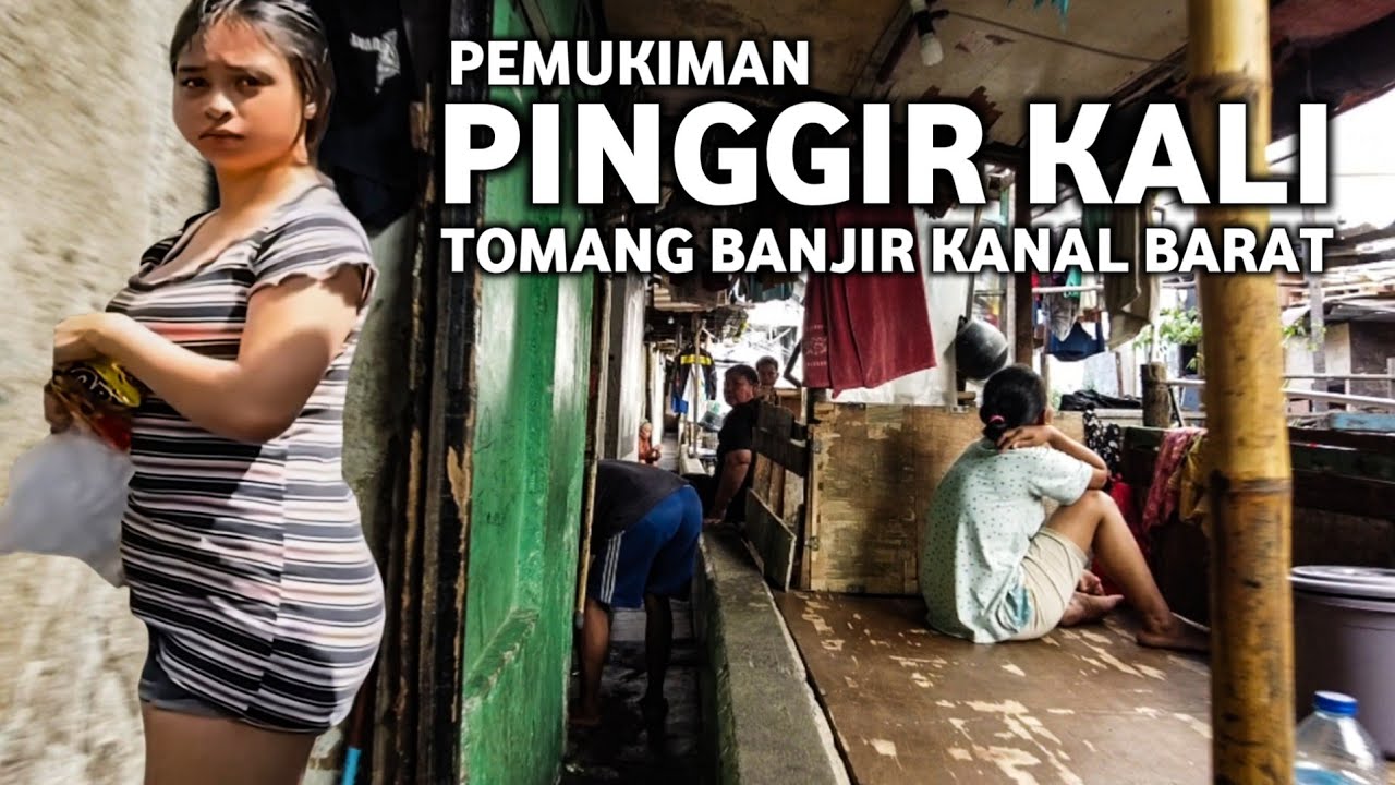 PEMUKIMAN BANTARAN KALI TOMANG‼️BELAKANG ROXY SQUARE | BANJIR KANAL BARAT