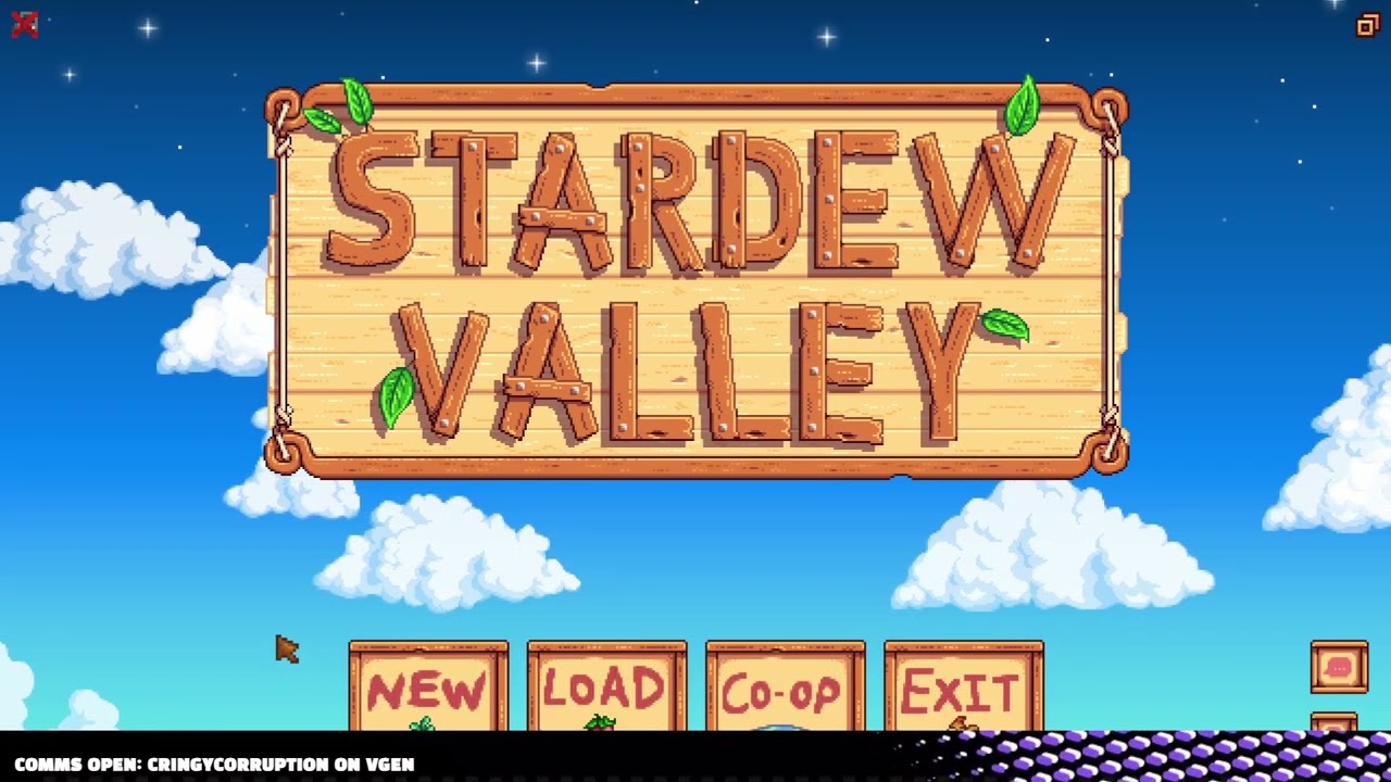 stardew gaming because im going to melt my brain // cringycorruption