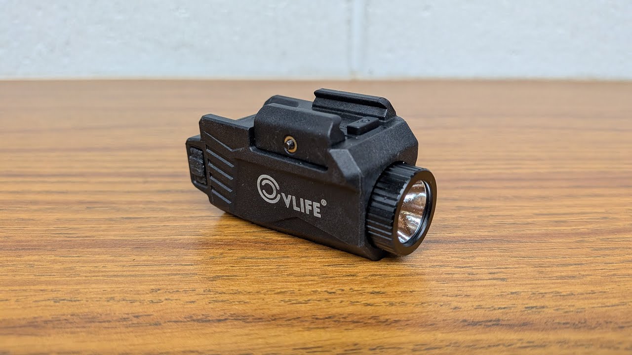 CVLIFE 600 Lumen Tactical Flashlight with Red Laser Sight Combo - First Impressions