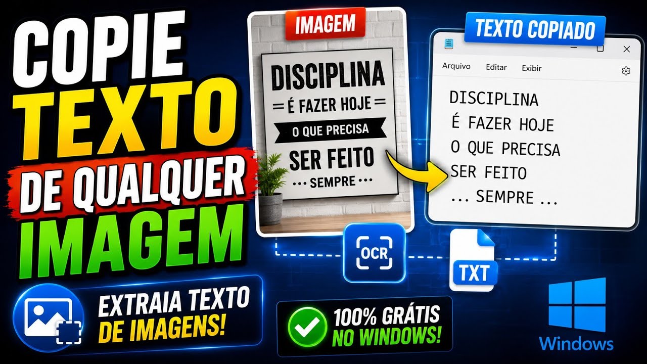 Como copiar TEXTO DE IMAGEM no PC