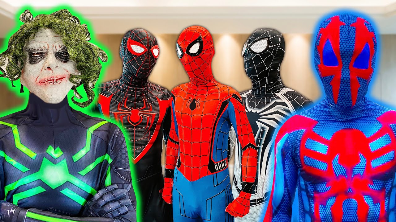 TEAM SPIDER-MAN vs VENOM || SPECIAL LIVE ACTION STORY 5