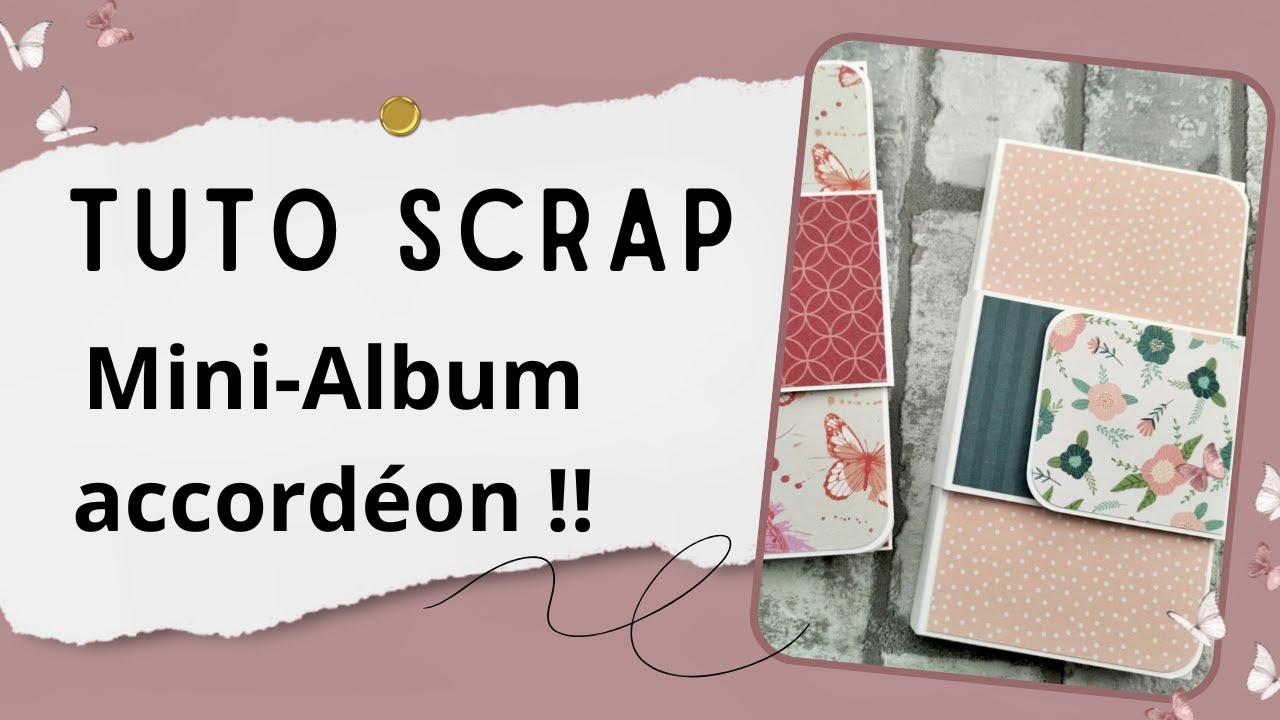 Tuto Portfolio ou Mini-Album Accordéon Simple et Rapide !! Idée cadeau !