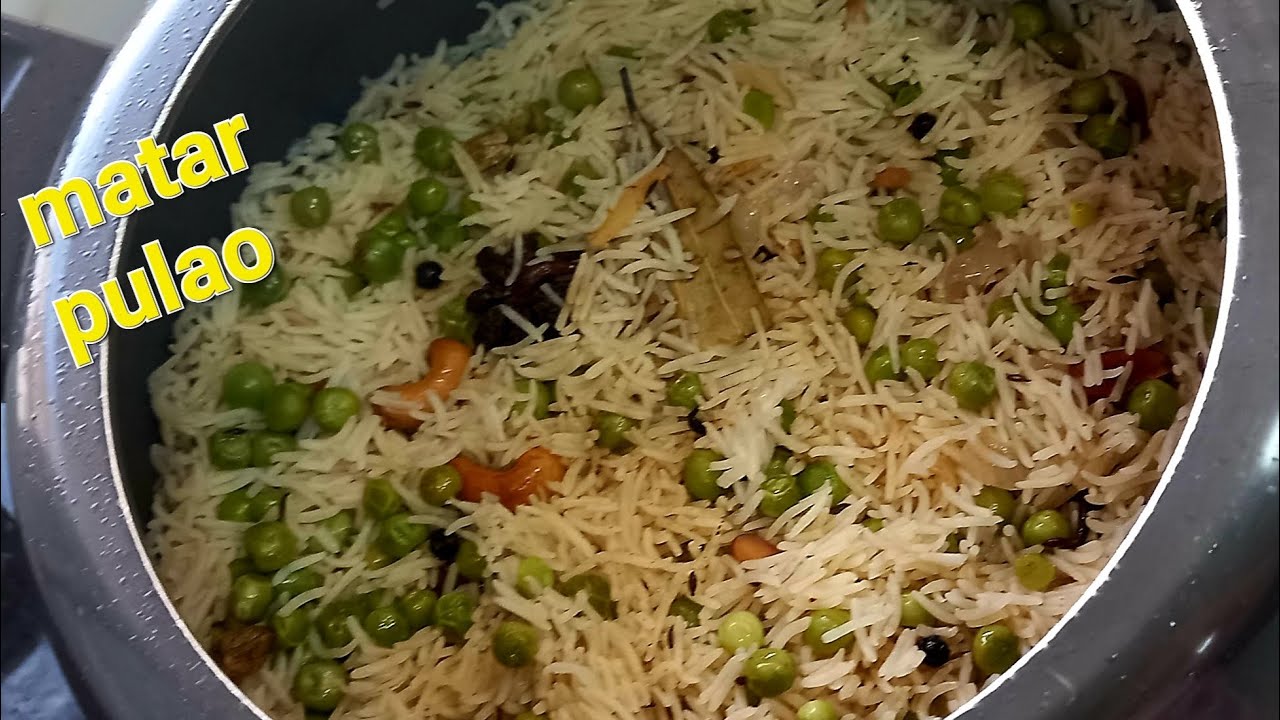 MATAR PULAO RECIPE 