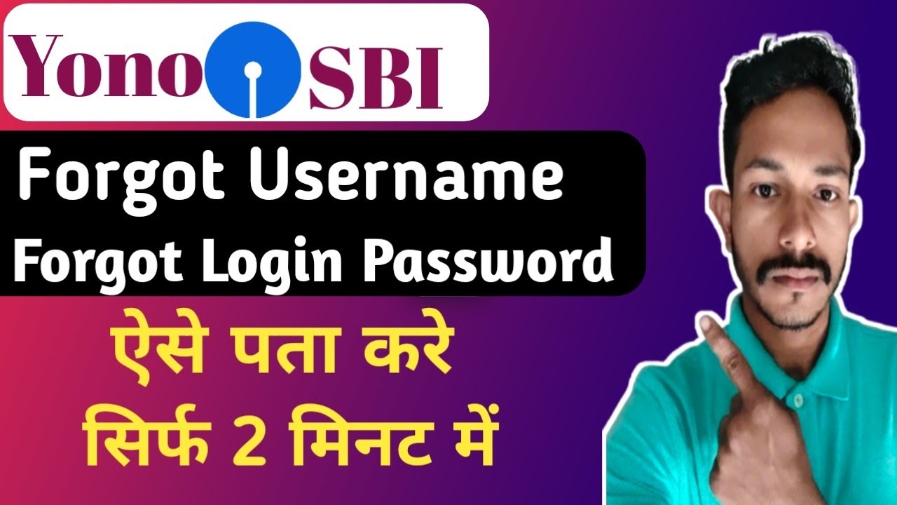 SBI Internet Banking Username and Password Forgot | Sbi username and password kaise Pata kare 